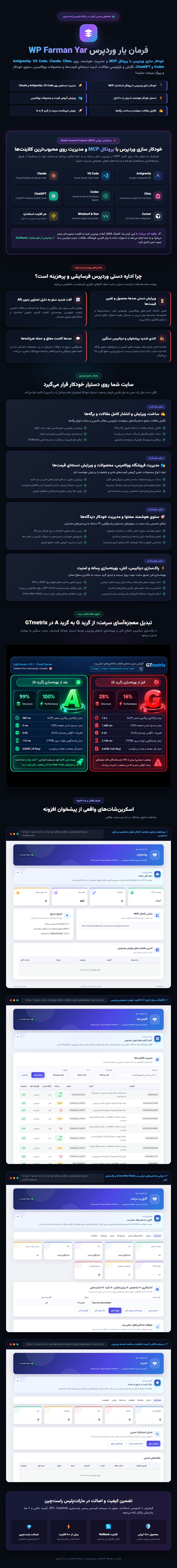 اینفوگرافیک رسمی و کامل افزونه فرمانیار وردپرس (FarmanYar Infographic)